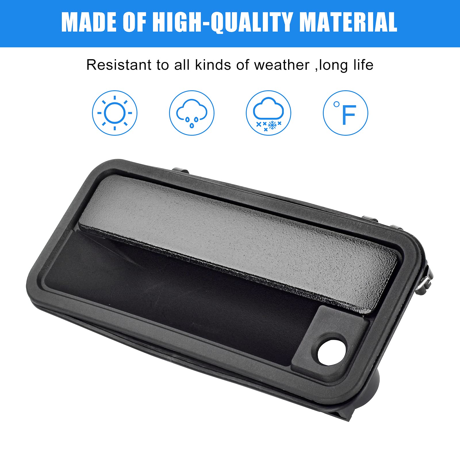 Manija Puerta GMC Suburban 1995-2000 Manija De Puerta Exterior Delantera Derecha Para Chevrolet/GMC Suburban 1995-2000 - Negra Llave Espada