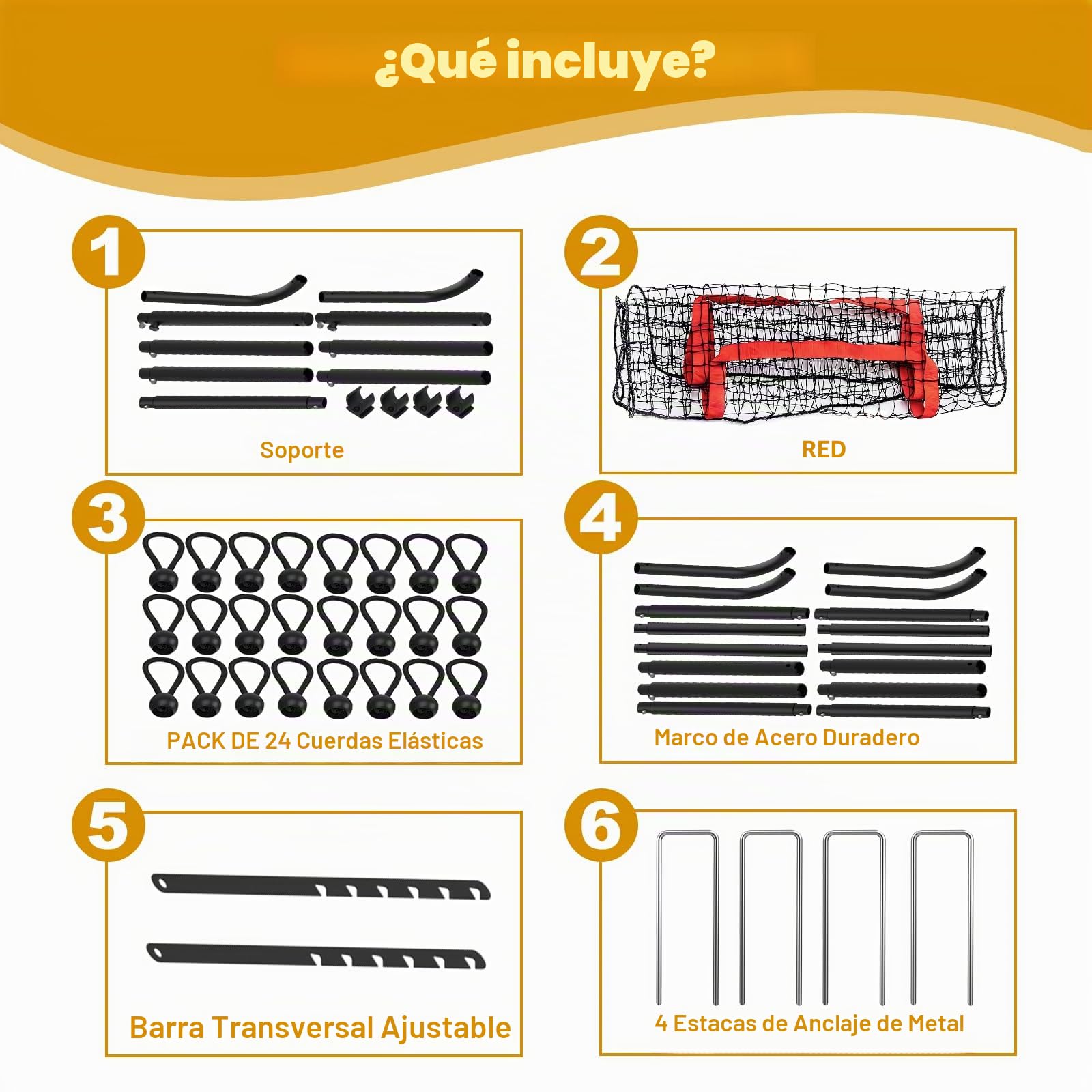 Red de Voleibol Ajustable de 7 x 4 pies, Equipo de Entrenamiento de Voleibol para Lacrosse, béisbol, fútbol, Tenis, reboteador de Voleibol en el Patio Trasero, golpeando Servir pasando práctica de