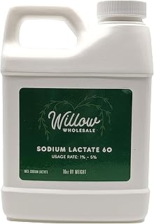 Sodium Lactate, 60% USP Pure Natural Preservative, Cosmetic Grade, Sodium Lactate Liquid, 16 oz.