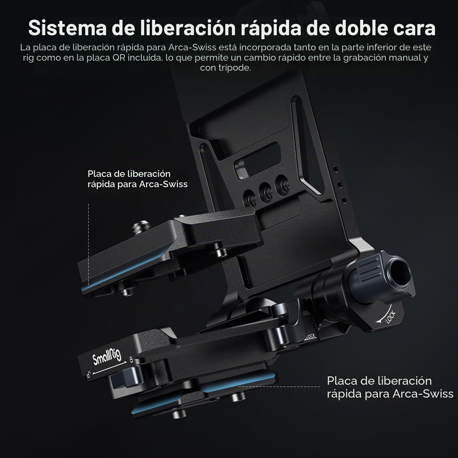 SMALLRIG Batería V-Mount VB99, Battery Mini V-Mount de 99 Wh/6800 mAh con Carga Rápida PD 100 W USB-C, con Placa de Batería V-Mount, Batería V-Mount y Placa para Cámara DSLR, Trípode - 5048