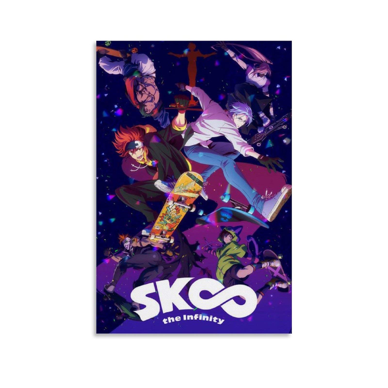 Zjjjk Unframe-Style1 Anime Sk8 The Infinity Canvas Art Poster And Wall Art Picture Print Modern Family Bedroom Decor Posters 24X36inch(60X90cm)