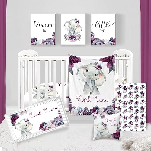 Juego de ropa de cama personalizado para cuna: juego de ropa de cama personalizado para cuna de bebé, manta de guardería, sábana para cuna, funda de