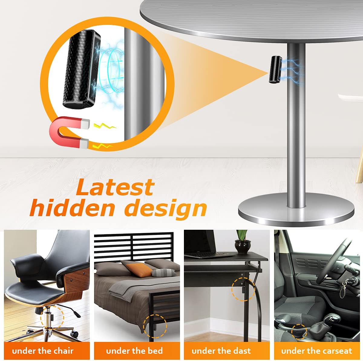 Bеѕt Cуbеr Dеаlѕ 🔥 UeeVii 16GB Mini Voice Activated Recorder, 2850 mAh Battery Magnetic Voice Recorder 365 Days Standby 500 Hours Continuous Working Time, Small Recording Device for Lectures, Meetings, Interviews