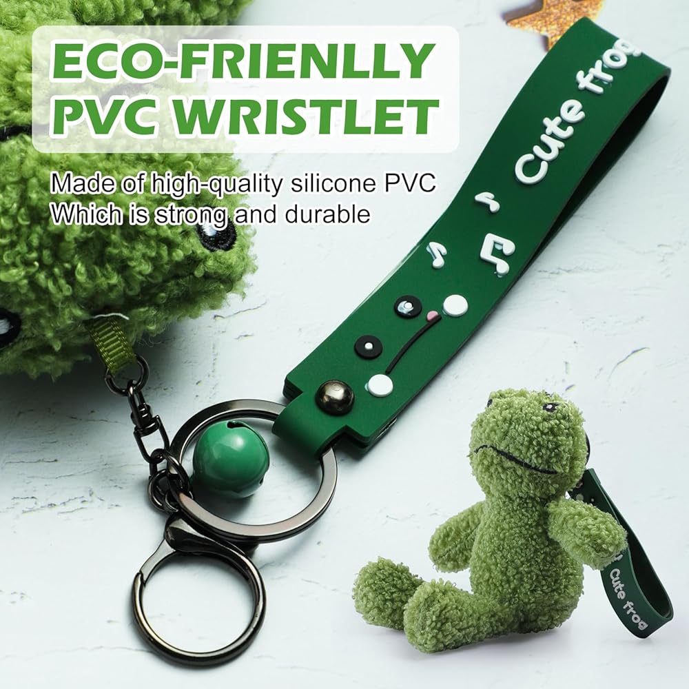 Amazon.com: BAOPLAYKIDS Cute Keychain Frog Plush Keychain