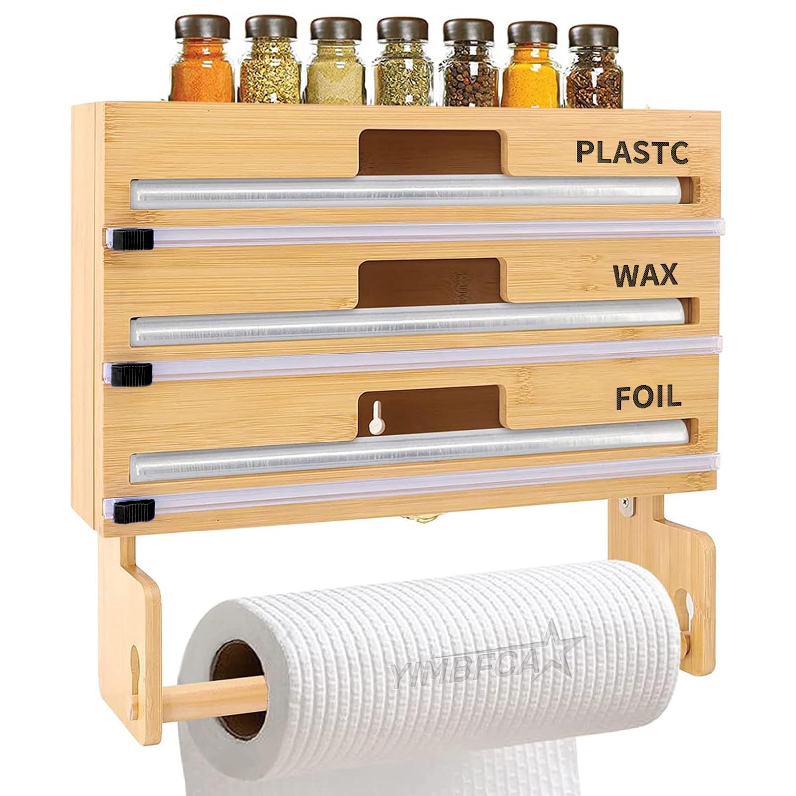 Porta Pellicola Magnetico Con Taglierina - Per Rotoli Fino A 30 Cm, Da Frigorifero - Foto 10