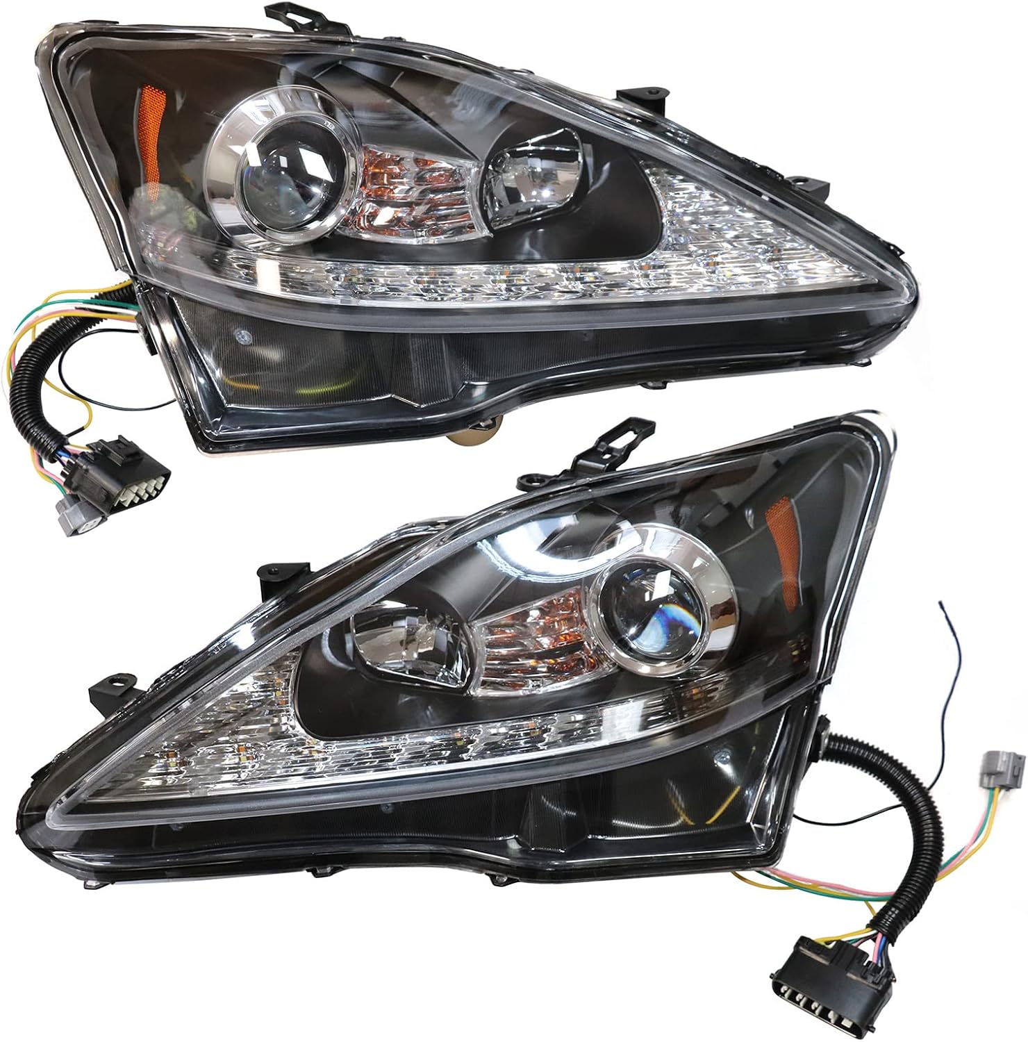 Buy OUKANING For 20062013 Lexus IS250 IS350 LED DRL Headlights