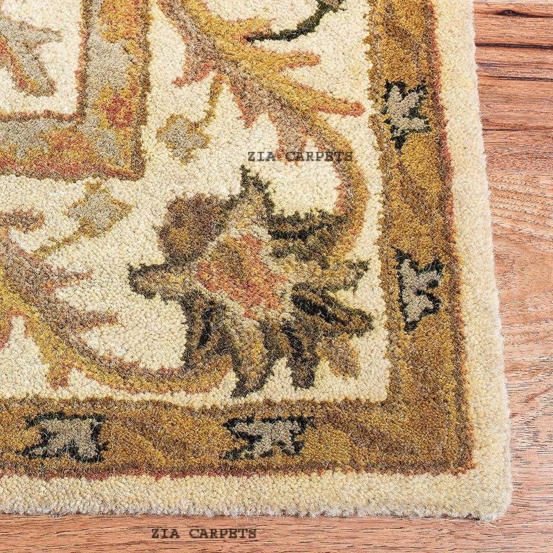 Image of zia carpets Hand Tufted Woollen Modern Collection Bedroom & Living Room Carpet Size 5 x 8 feet