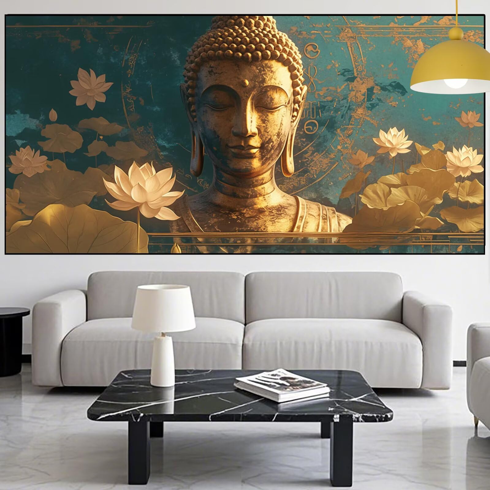 Buddha Diamond Art Flower Diamond Painting Arts and Crafts dla dorosłych, zestaw do malowania diamentami 5D, dorosłych, Crysta, haft krzyżykowy, rękodzieło, obrazy, zestaw do haftowania dla