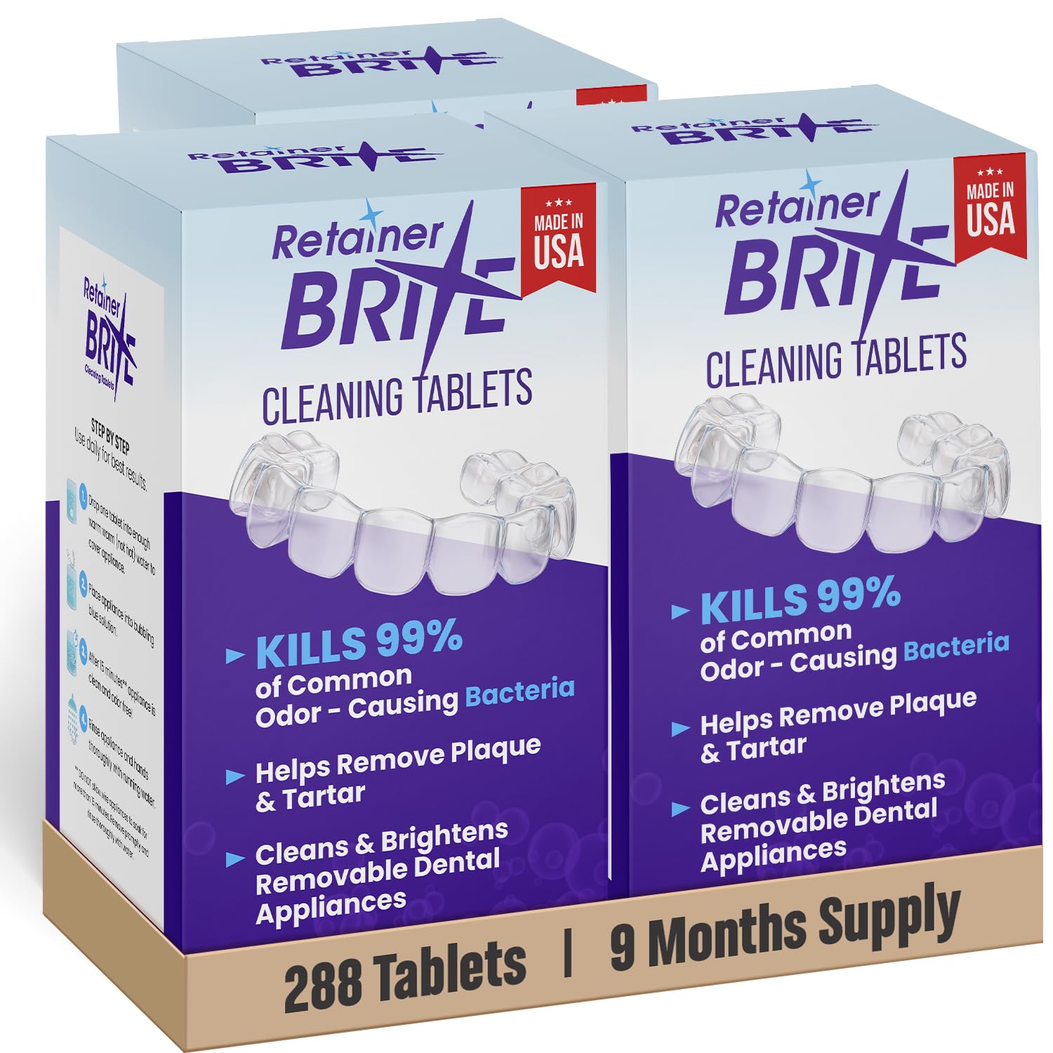 Retainer Brite Retainer brite tablets, 288 tablets (9 month supply), 288 Count