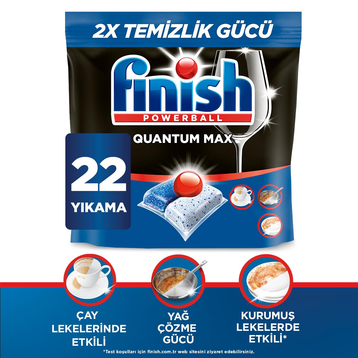 Finish Ultimate 22 Kapsül Bulaşık Makinesi Deterjanı Tableti (1 x 22 Kapsül)