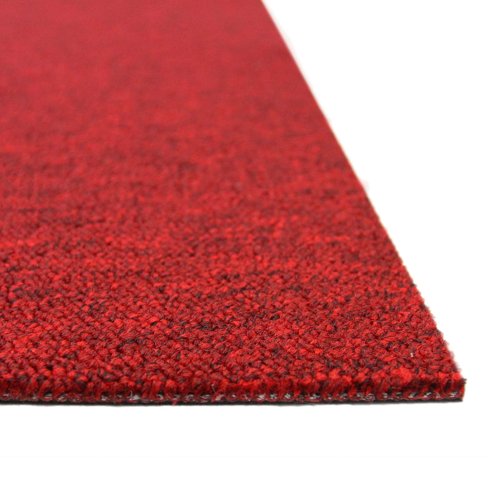 MonsterShop 20 Teppichfliesen 50 x 50 cm für 5 m² – Fieberrot