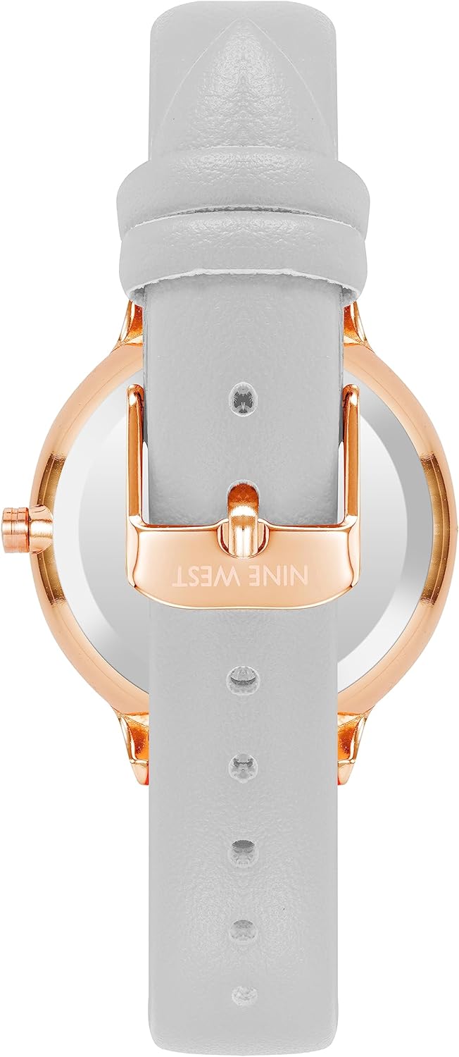 צוריק view of Nine West watch showing the strap and buckle