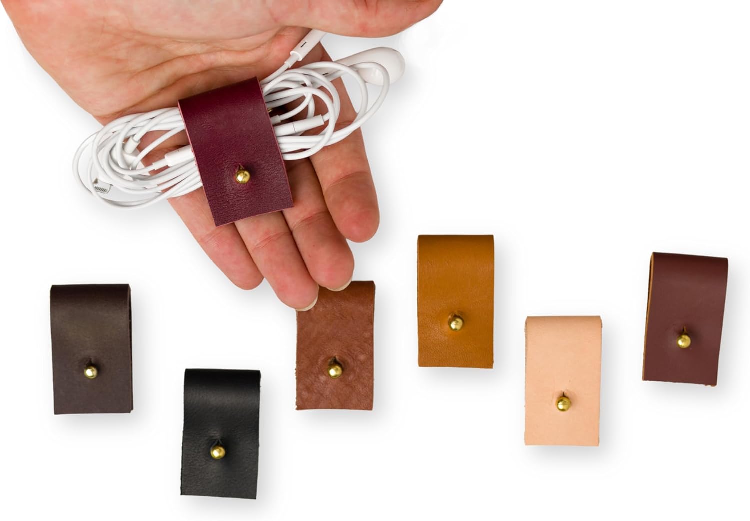 KEYAIIRA - 20 PIECES - Cord Organizer, Cord Keeper, Cable Organizer USB Holder, Cable Straps, Earbud case, wrap Headphone, Headset Winder, Earphone Clips Ties, stocking stuffers gifts for teens