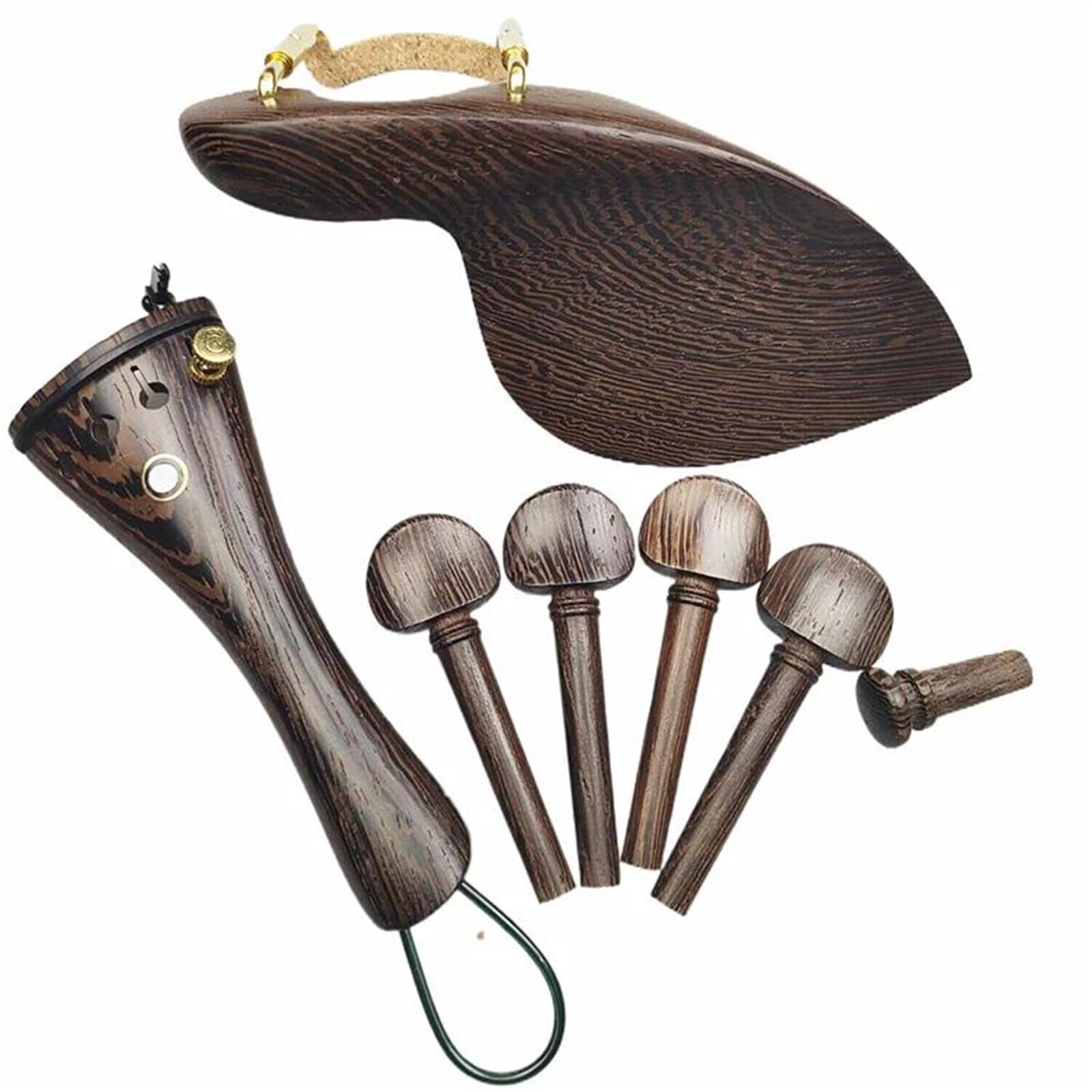 Accessori per violino Il set di accessori per violino include piroli mentoniera e cordiera