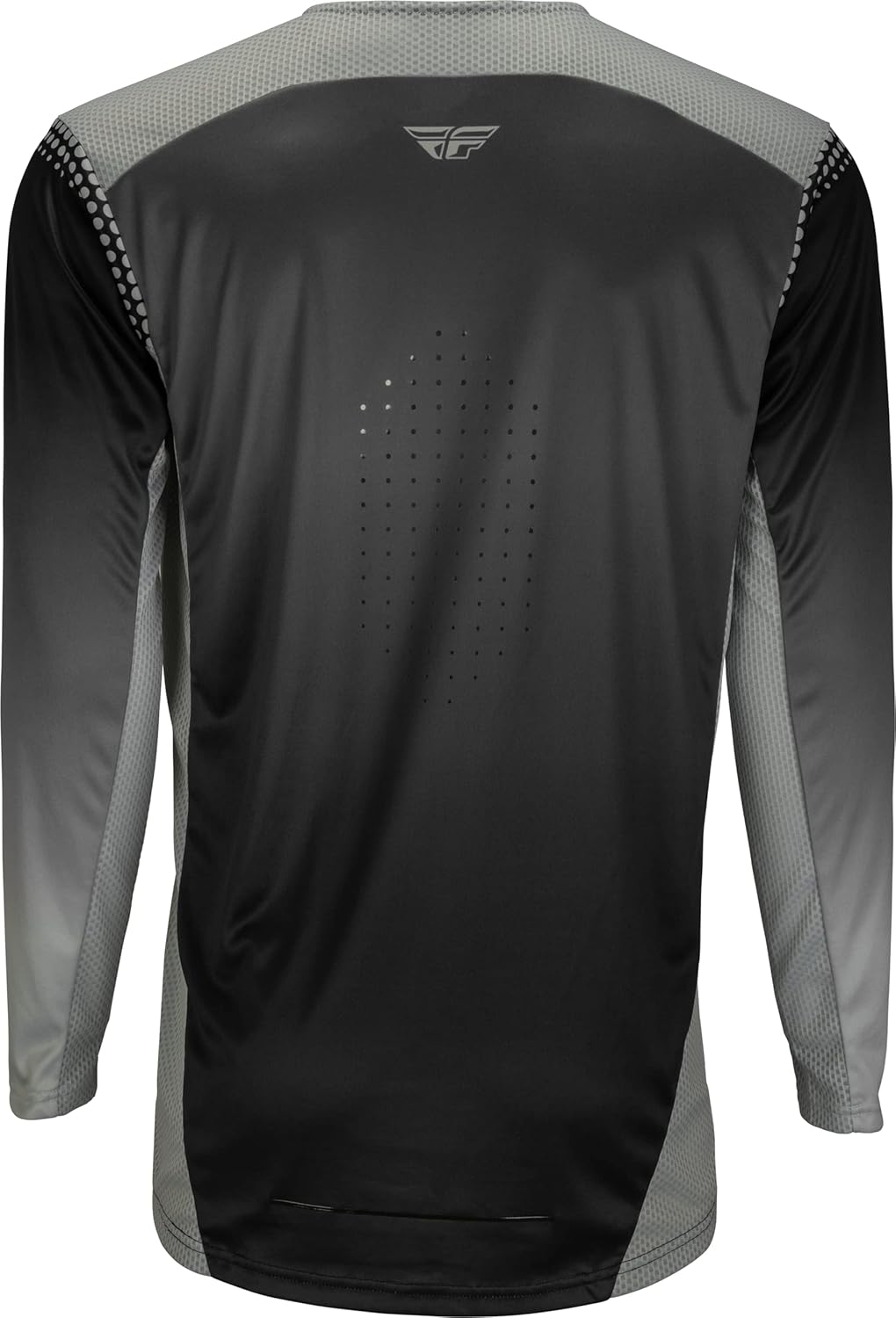 Fly Racing 2023 Adult Lite Jersey (Black/Grey/White, Small)
