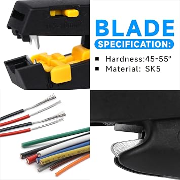 Wire Stripper with Cutter and Wire Stripping Tool for Electronic,Electric,Automotive (WK-D5)