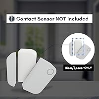 Vista 5 de Elevador de sensor para Ring Elevador de sensor de contacto de alarma de 2ª generación Espaciador de alarma con adhesivo 3M - Sensor/imán