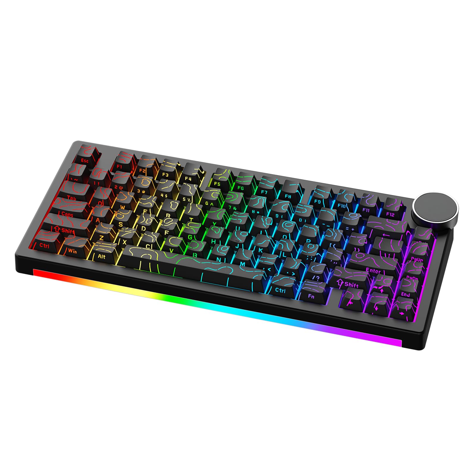 Amazon | AJAZZ AK820V2 ゲーミングキーボード 75% ラピッドトリガー