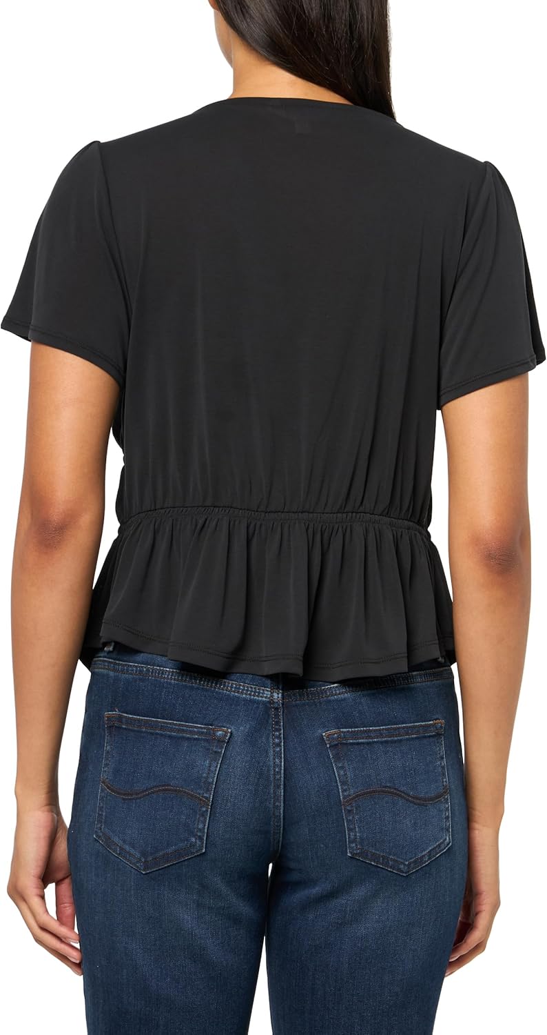 Lucky Brand Womens Sandwash Shirred Button Front - Image 2