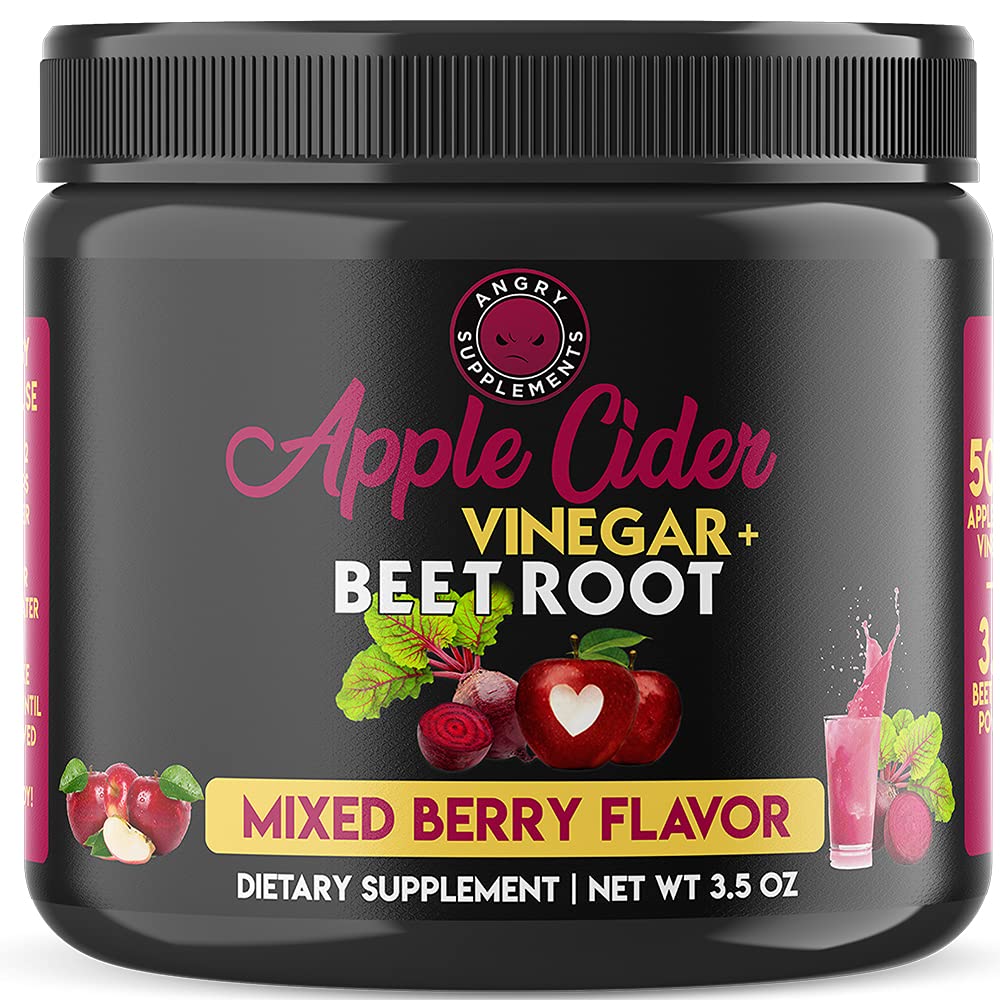 Buy Apple Cider Vinegar + Beet Root Powder by Angry Supplements, Nitric