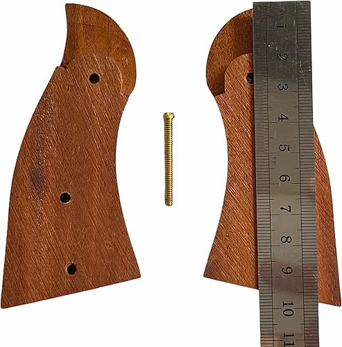 Miniatura 4 de Smith  Wesson Kl - Agarres cuadrados de madera dura a cuadros hechos a mano Ksw23