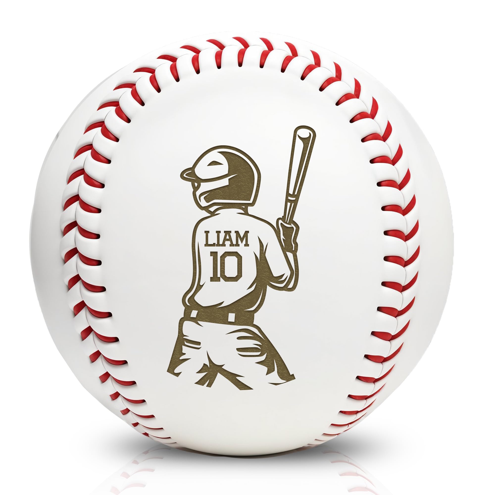 Personalized Baseball Ball with Custom Name, Engraved Ball, Personalized Baseball Gifts for Team, Coach, Player, Senior, Custom Award Trophy, Engraved Gift Thank You Coach