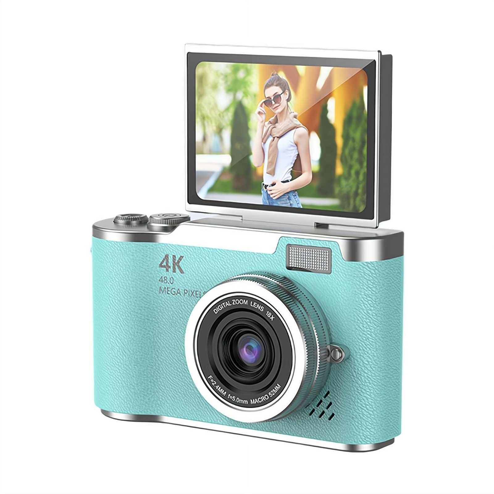 「動作品」17台CCDデジタルカメラ まとめ売り Amazon | 学生向け4K CCD 8倍デジタルズームデジタルカメラ 48MP