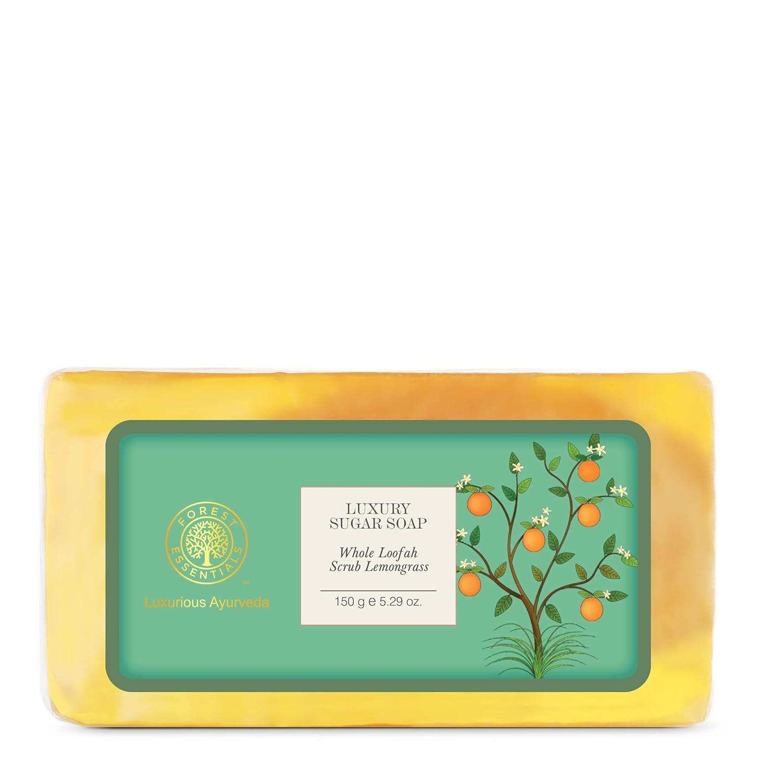 Forest Essentials Lemongrass Whole Loofah Scrub, 150g Amazon.in Beauty