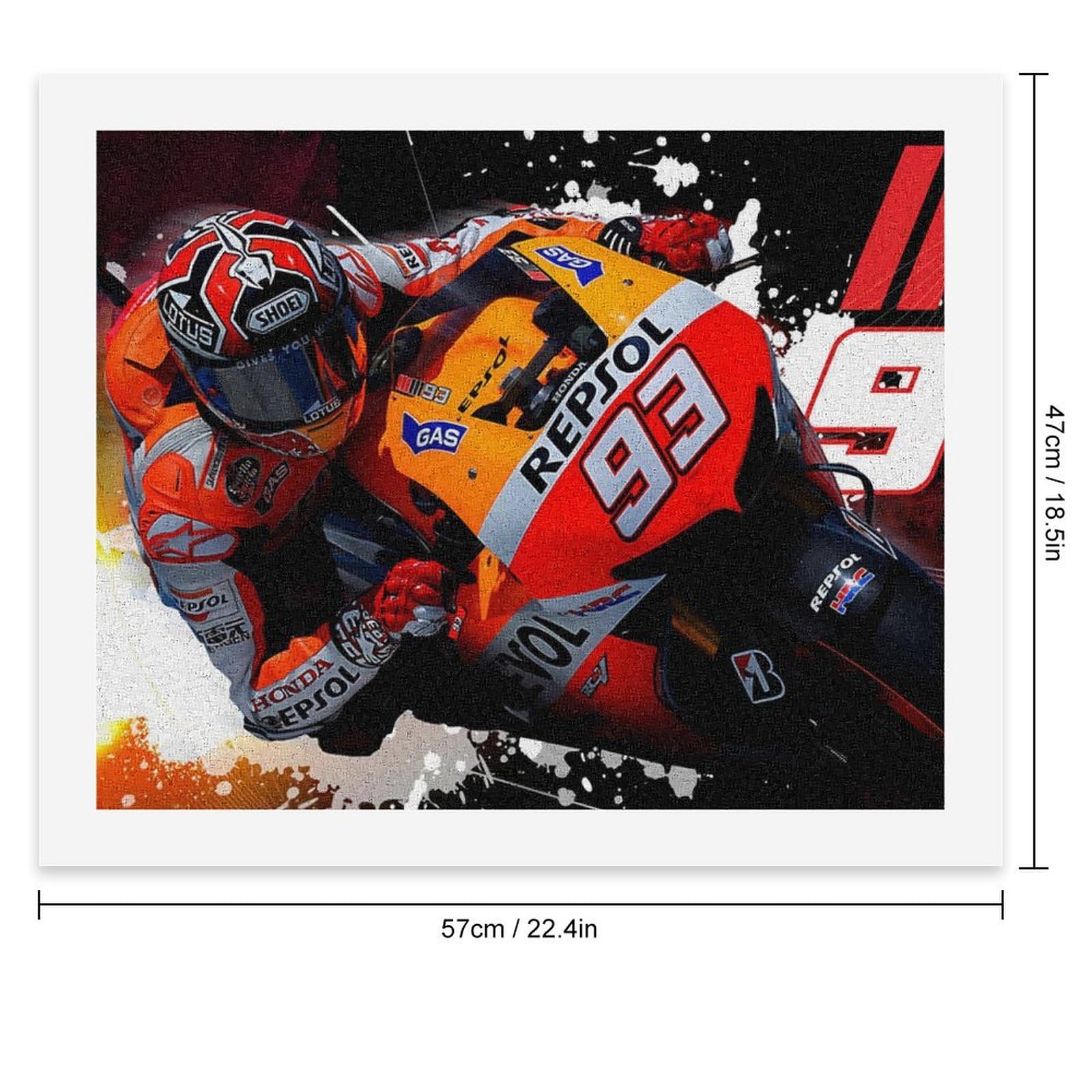 Amazon | 数字油絵 マルク・マルケス Motogp 93 数字塗り絵 フレーム