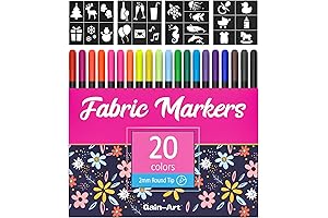 *[Permanent Fabric Markers for Customization](https://www.amazon.com/Fabric-Markers-Permanent-Clothes-Sneakers/dp/B075VJF197)*