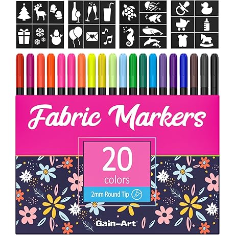 *[Permanent Fabric Markers for Customization](https://www.amazon.com/Fabric-Markers-Permanent-Clothes-Sneakers/dp/B075VJF197)*