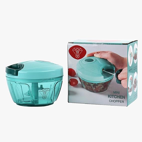 Vegetable Chopper Slicer Powerful Easy Pull Vegetable Cutter Hand Held