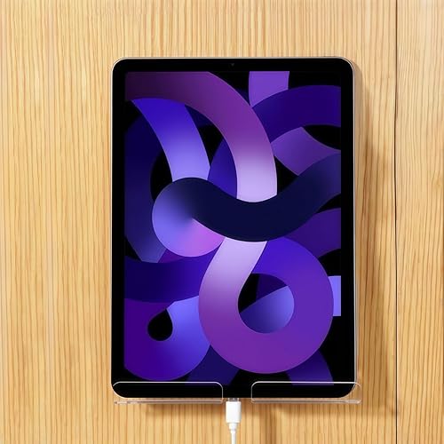 Miniatura 8 de Tablet Wall Mount, Acrylic Smartphone Stand, 18x3.4x9.4cm, Mobile Phone Bracket, Tablet Holder Stand, Clear Acrylic Support, For Home Office