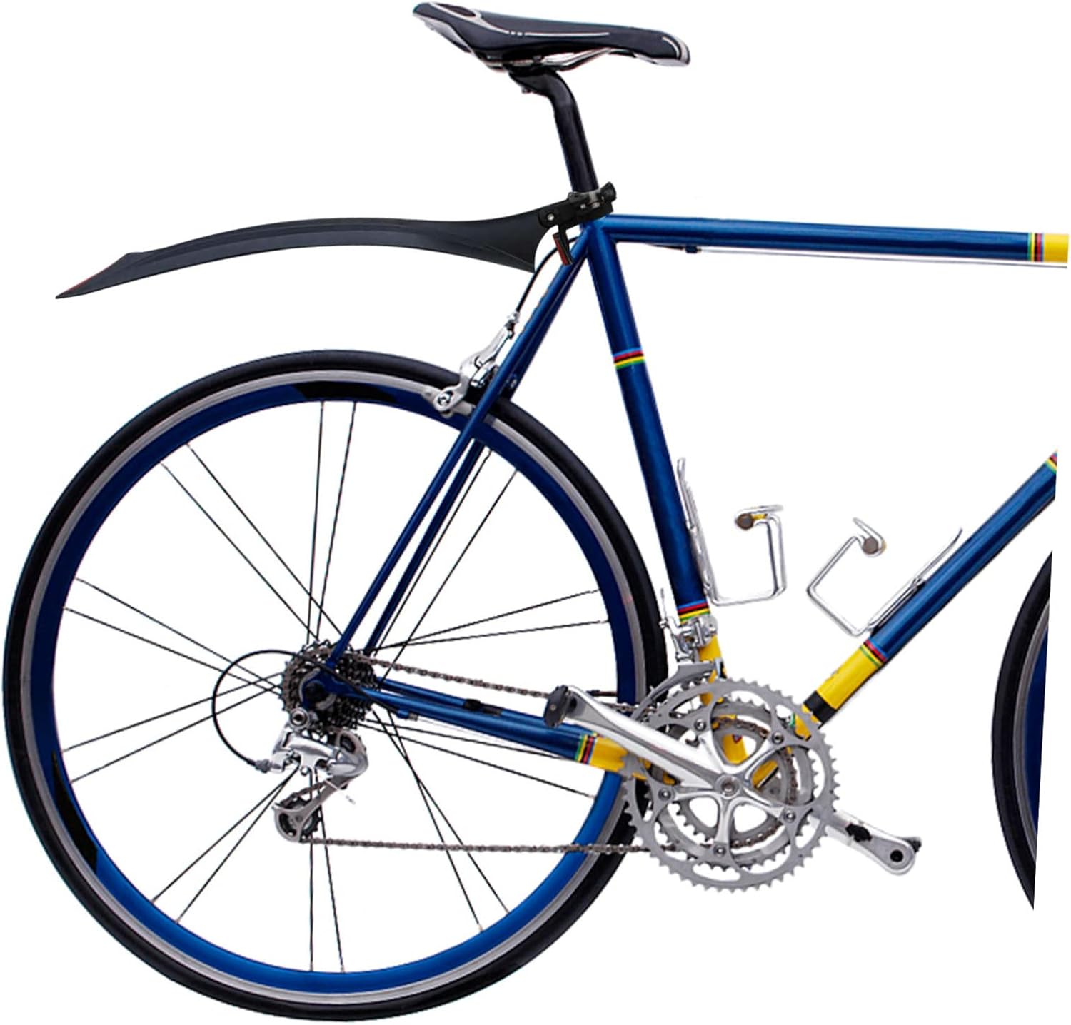 Toyvian Universal Quick Release Mud Guard for Mountain Bike Adjustable Sturdy Black Essential Riding Accessory for-Road Cycling