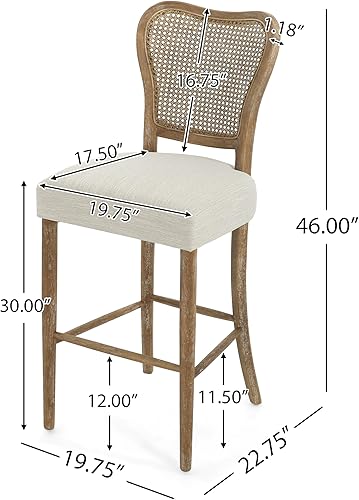 Miniatura 3 de Juego de 2 sillas de comedor, juegos de mesa y sillas  estilo vintage tapizado de tela de goma y madera, sillas de cocina, sillas de sala de estar,