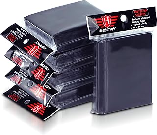 500 Pcs Card Sleeves Toploaders for Trading Card, Sports and Game Cards, Penny Card Protectors Fit for Pokemon, MTG and Yugioh Cards