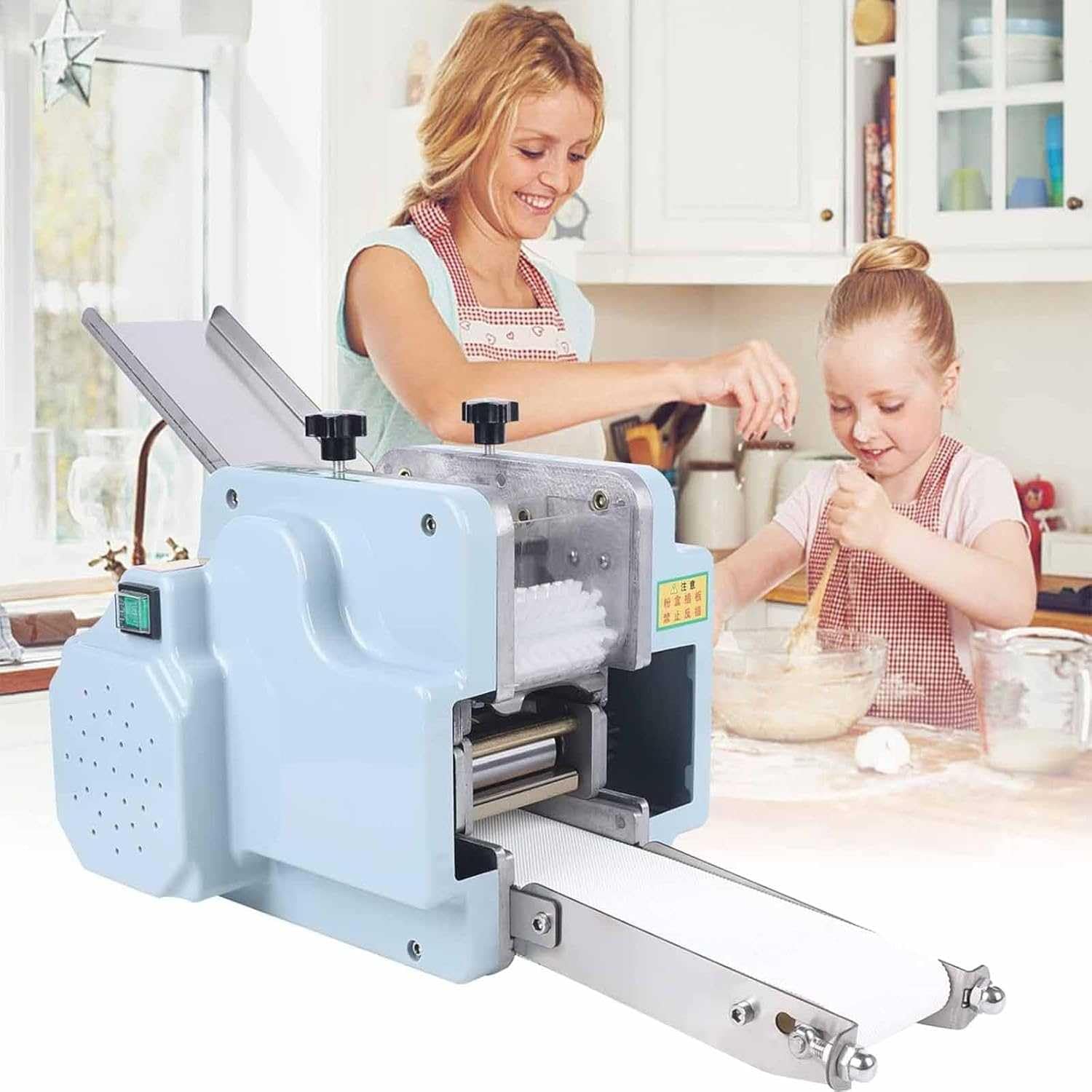 HTTGDGDH Automatic Dumpling Maker Machine, 140W With Stainless Steel Wrapper Press - Ideals For Home Kitchen And Restaurant Use,Dumplingwrappermold
