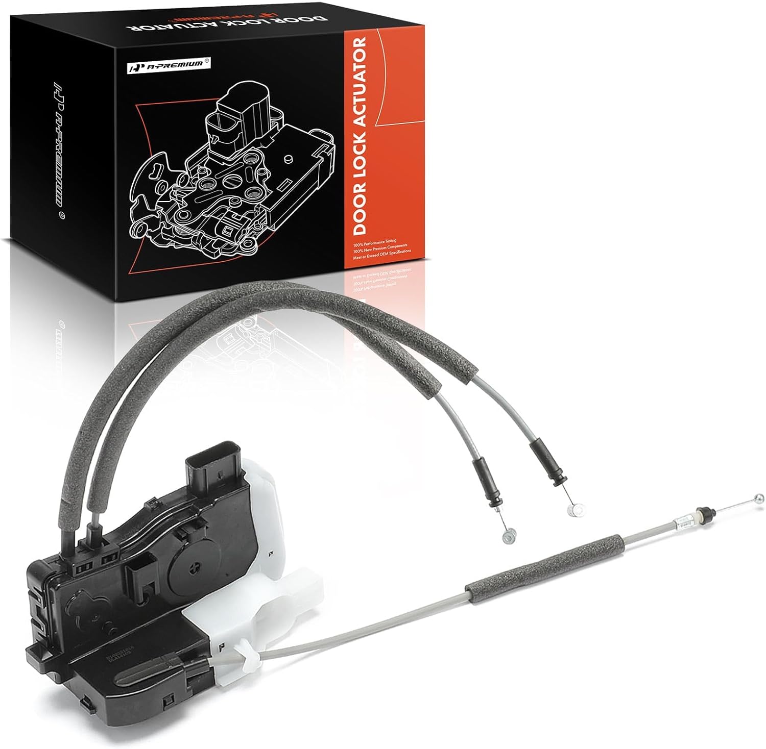 A-Premium 4 Pins Door Lock Actuator Rear Left Driver Side Compatible with 2010-2017 Hyundai Tucson, Sport Utility