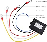 Vista 2 de Kit de Control Remoto Inalámbrico para Cabrestante de Recuperación de 12V 100 pies para Jeep Camión ATV SUV Automóvil DC 9-30V 434MHZ Interruptor