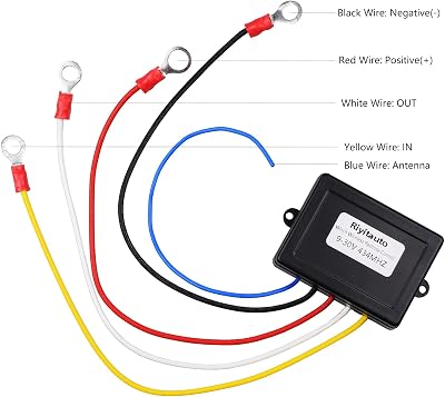 Kit Télécommande Sans Fil Pour Treuil 12V - Double Télécommande - Compatible Véhicule