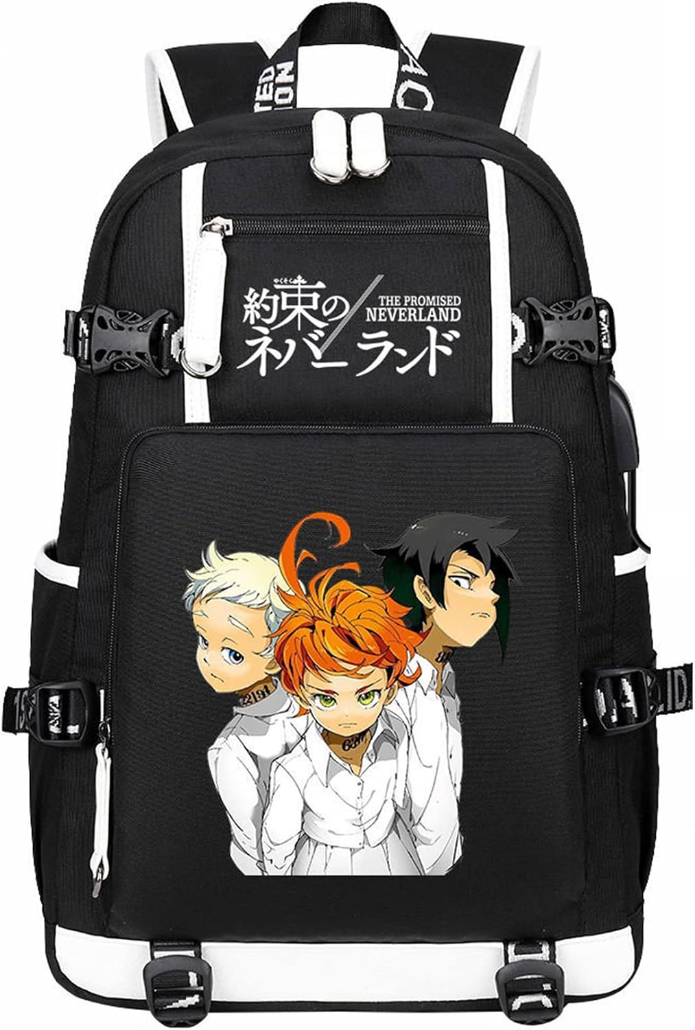 Anime The Promised Neverland Backpack Daypack Student Bag Bookbag School Bag C12