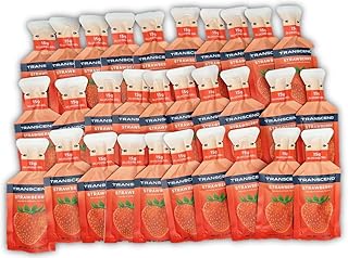 Transcend Strawberry Flavored Glucose Gels, Thirty 1.1-Ounce Packets in Brand Bag, 15-Grams Fast-Acting Glucose per Packet