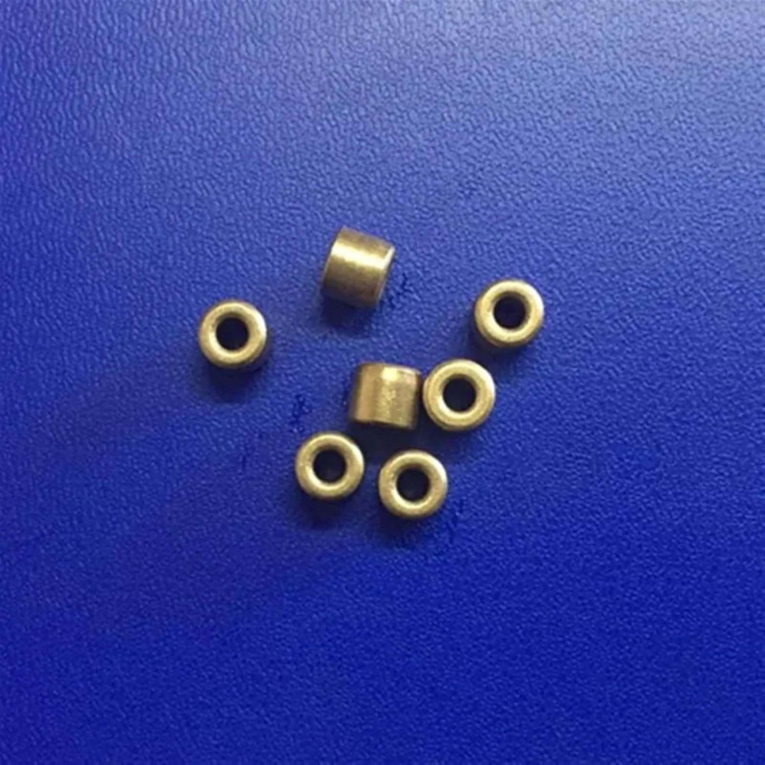 10pcs/lot Copper Base Precision Oil Bearing Metallurgical Parts Powder Metallurgy Oil Mini Bearing Copper Sleeve(3 x 7 x 6mm)