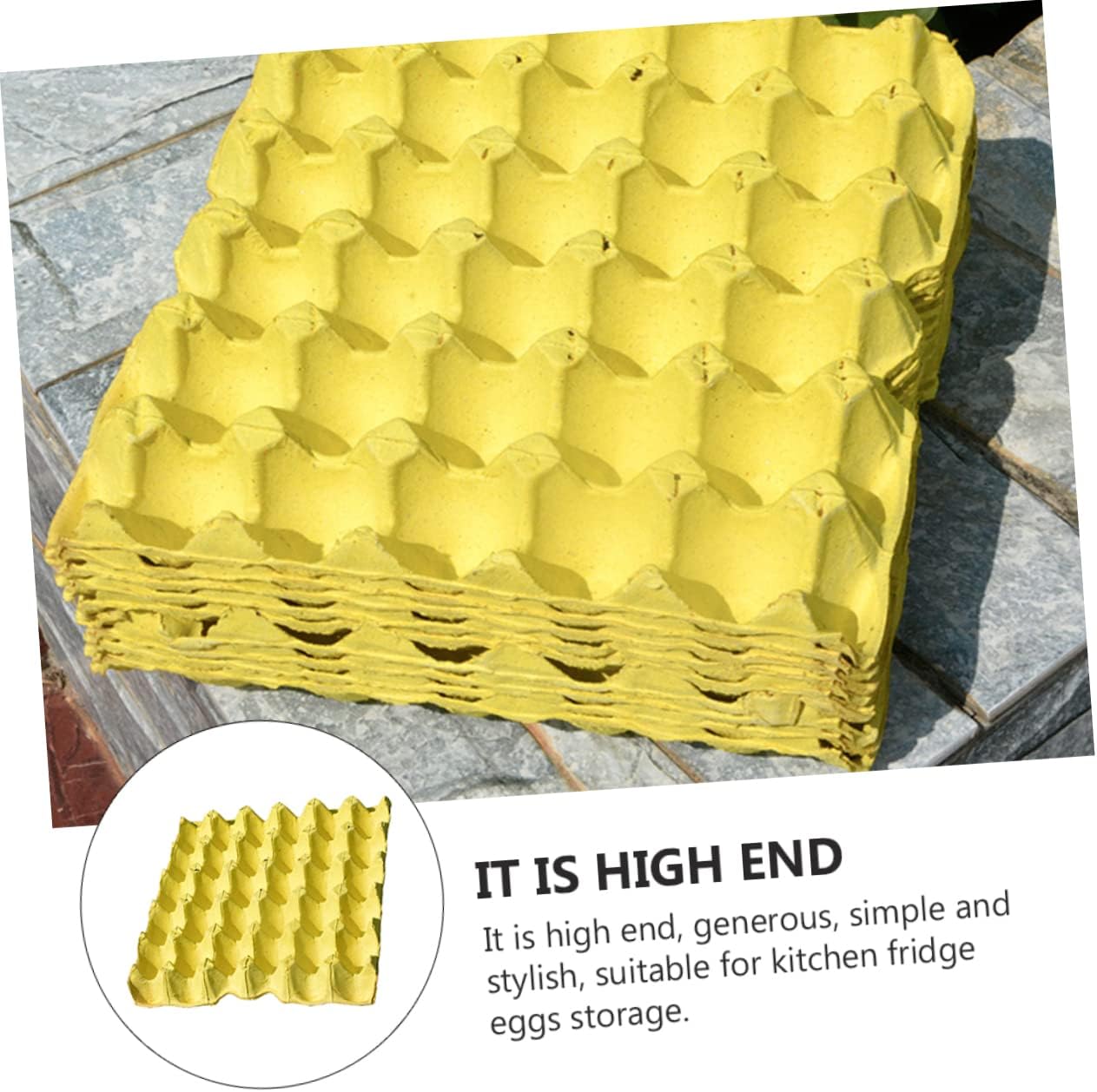 Uonlytech 10pcs Egg Trays Diy Egg Holders Storage Box Household Containers Style