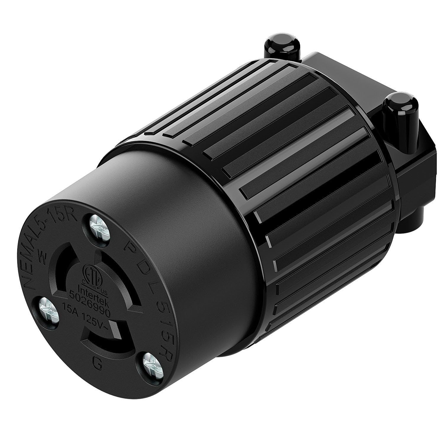 MaMa　15インチ NEMA L5-15R Twist Lock Female Receptacle, ETL/cETL Listed 15A 125V