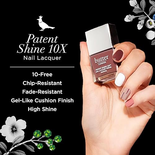 Miniatura 33 de butter LONDON Patent Shine 10X Esmalte de uñas – Acabado similar al gel y resistente a las astillas, ayuda a proteger y fortalecer las uñas, vegano