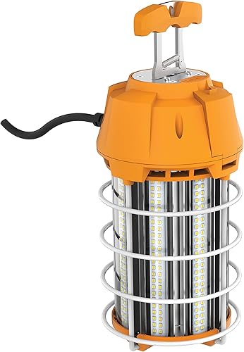 Satco S38975 Hi-Pro - Luz de trabajo temporal LED de alto lumen, 5000 K, blanca, 150 vatios