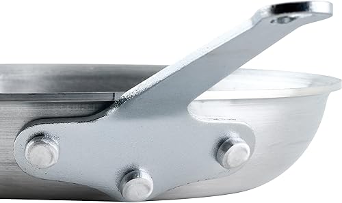 Miniatura 4 de Winco Sarténsartén de aluminio de grado comercial, acabado natural, 7 pulgadas