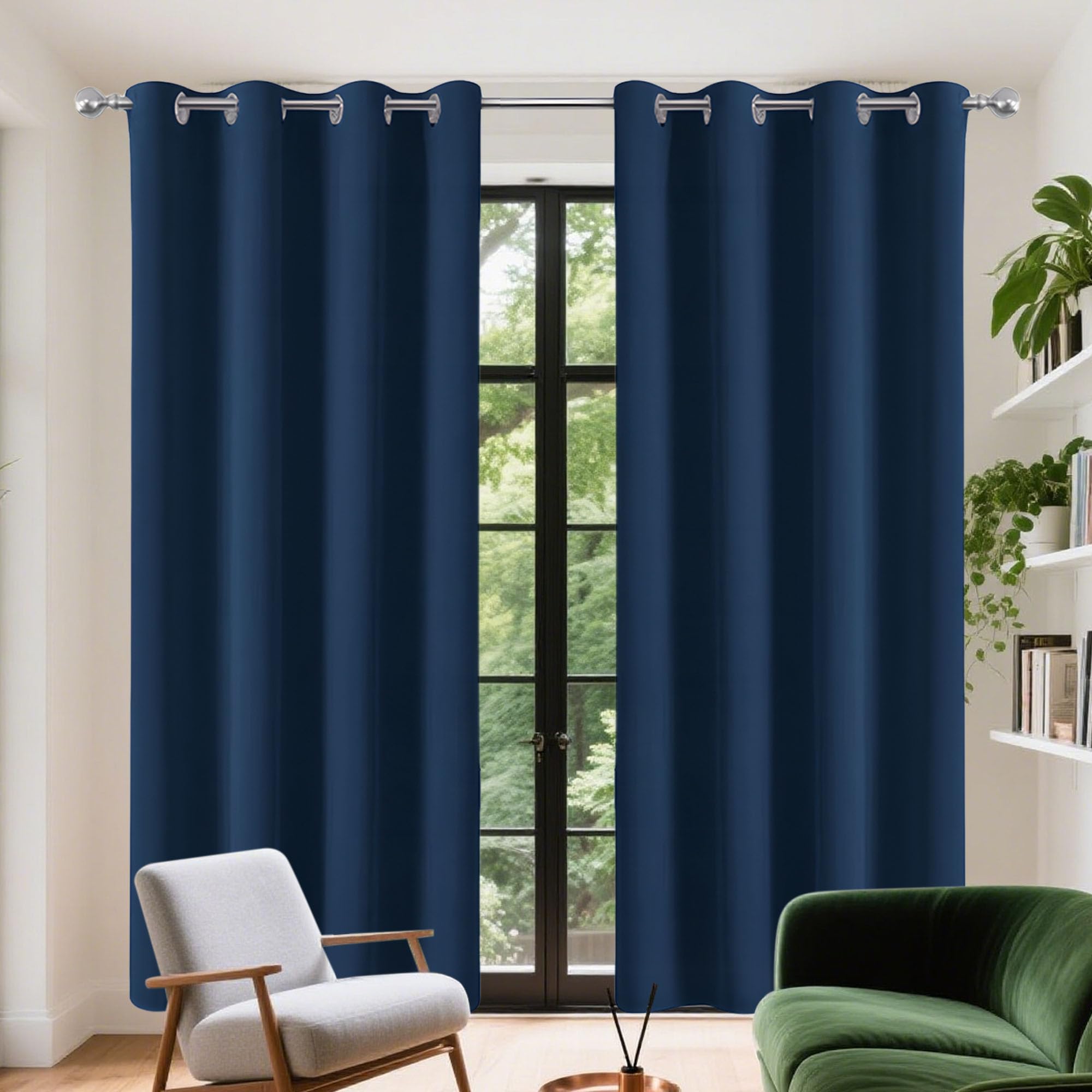 Rideau opaque anti froid pour créer une ambiance cosy dans la chambre