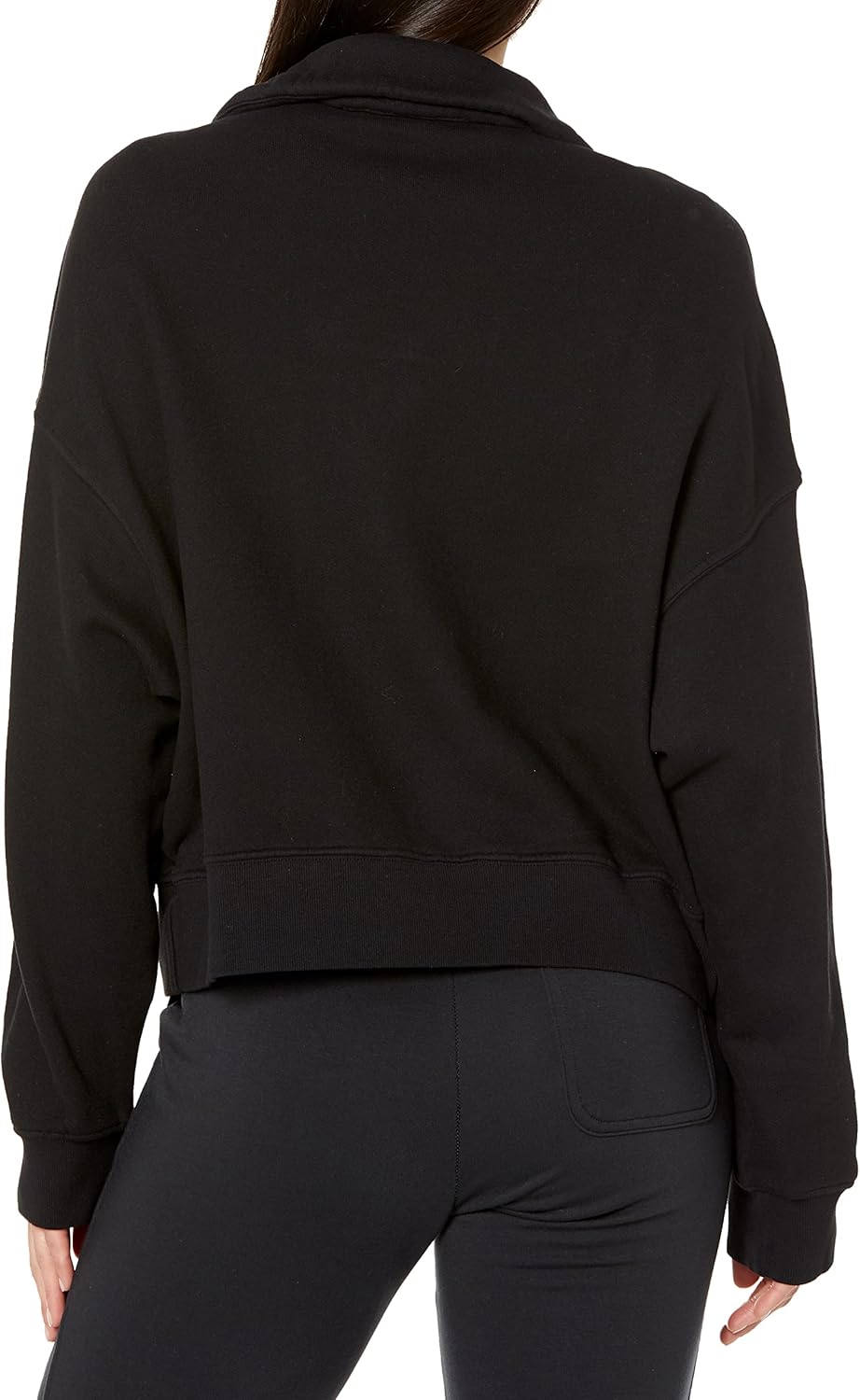 Velvet by Graham & Spencer womens Suzie Soft Fleece Polo Sweatshirt - Image 2